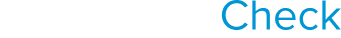 Logotipo blanco y azul de AssurePay Check