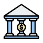 Icono de sucursal bancaria