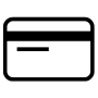 Icono de tarjeta bancaria