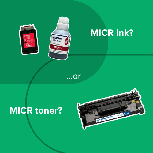 Tinta MICR o tóner MICR