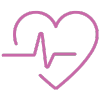 Icono de asistencia sanitaria PInk
