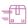 Icono de seguridad inigualable de la caja rosa 