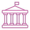 Icono rosa del Gobierno