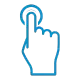icono azul personalizado